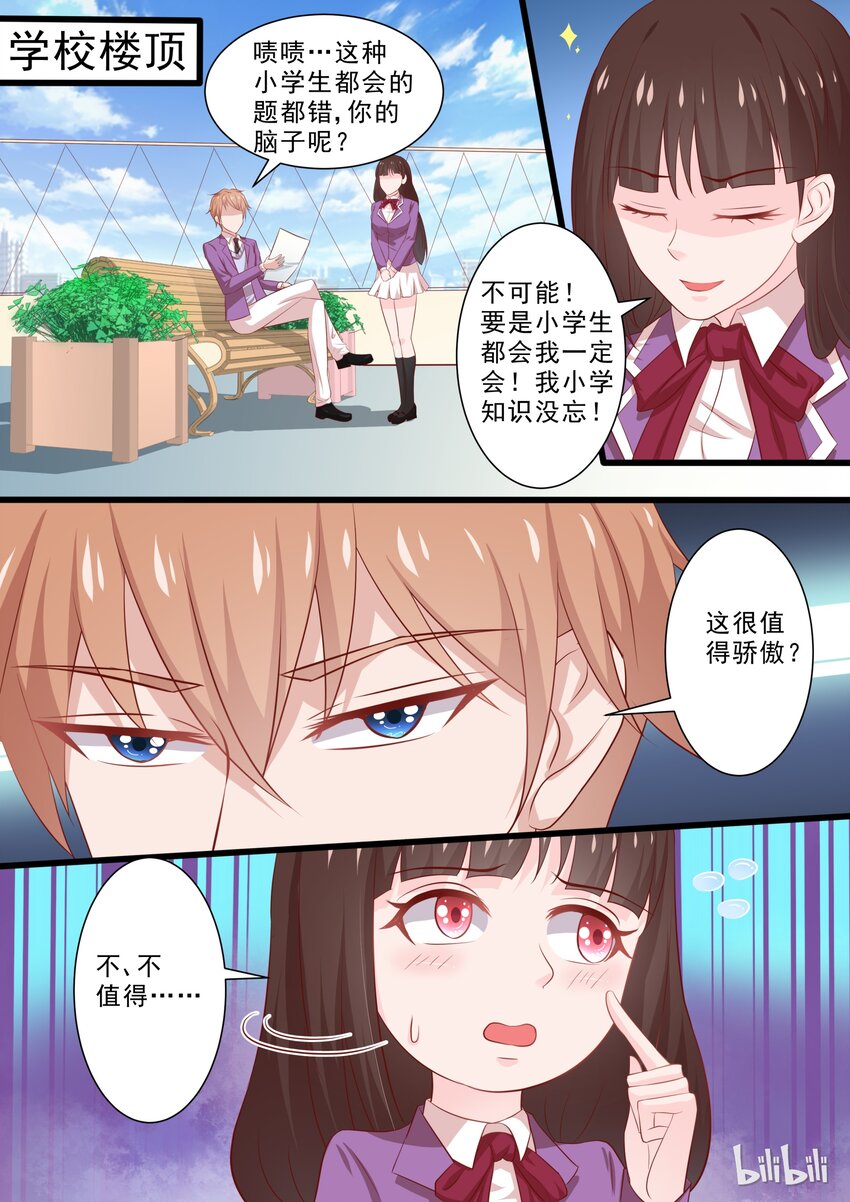 《恶霸少女的腹黑王子》漫画最新章节35 怕惩罚免费下拉式在线观看章节第【2】张图片