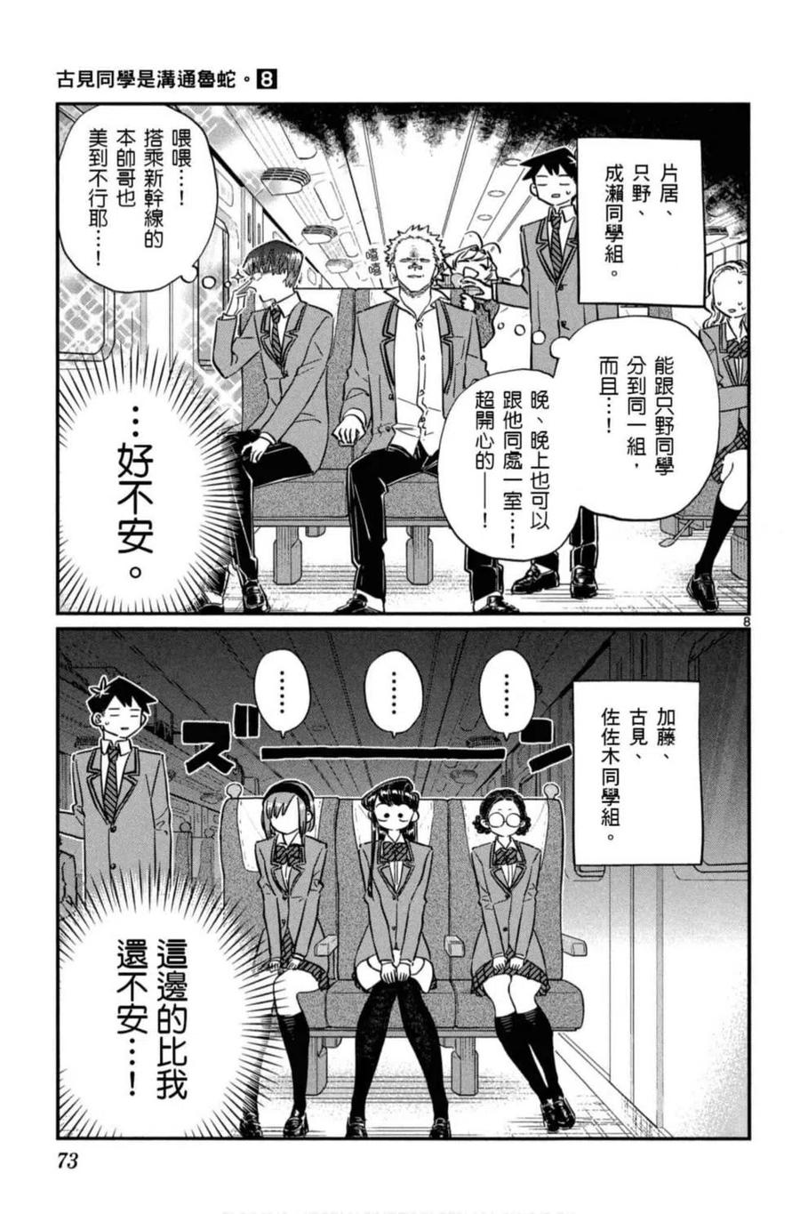 《古见同学是沟通鲁蛇。》漫画最新章节第08卷免费下拉式在线观看章节第【74】张图片