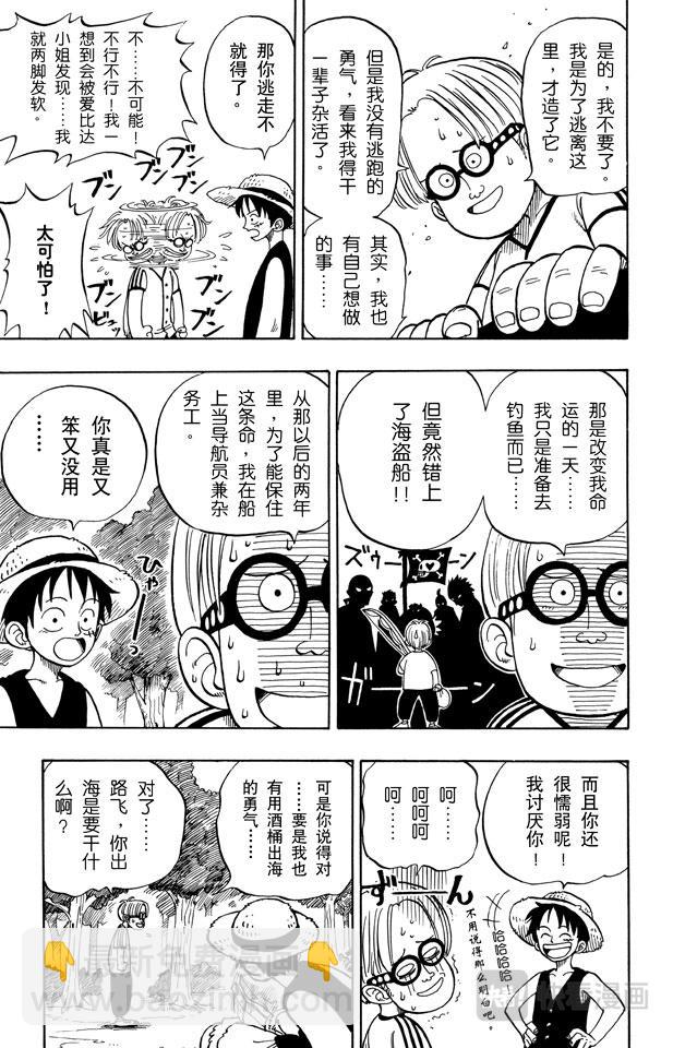 《航海王》漫画最新章节第2话 戴草帽的路飞免费下拉式在线观看章节第【13】张图片