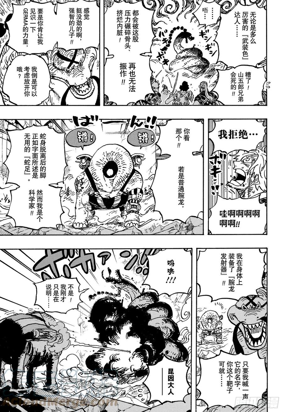 《航海王》漫画最新章节第1028话 腕龙蛇免费下拉式在线观看章节第【15】张图片