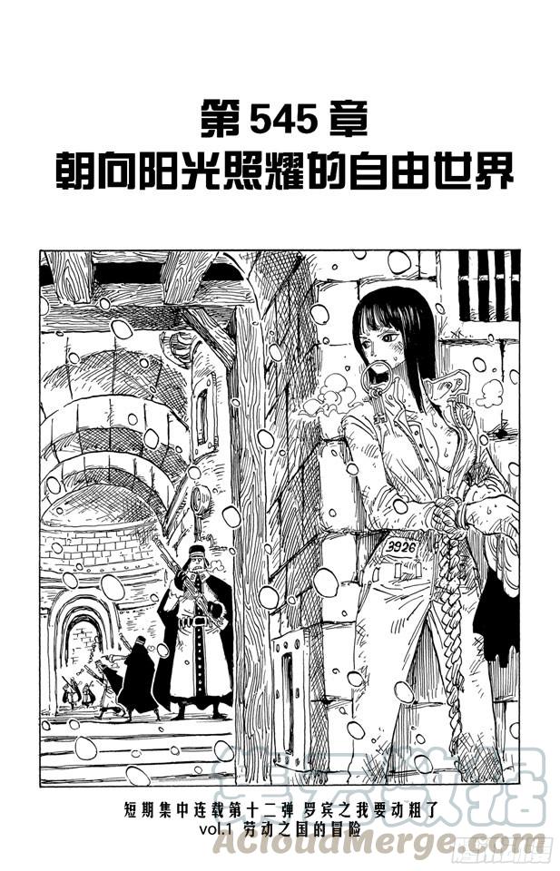 《航海王》漫画最新章节第545话 朝向阳光照耀的自由世界免费下拉式在线观看章节第【1】张图片