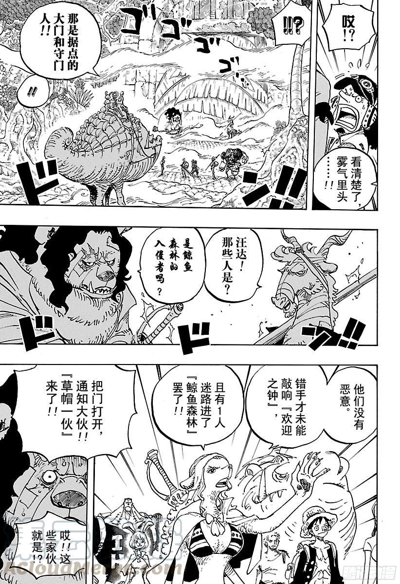 《航海王》漫画最新章节第805话 水貂族免费下拉式在线观看章节第【11】张图片