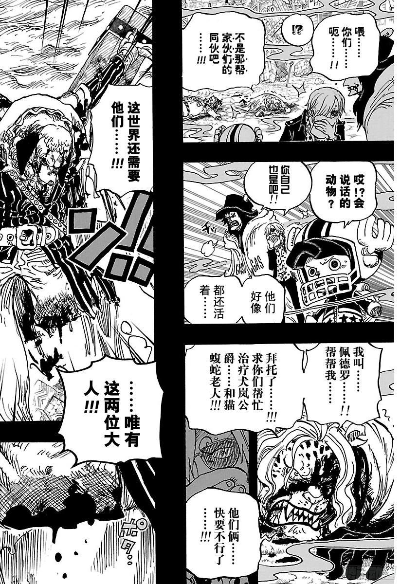 《航海王》漫画最新章节第809话 猫蝮蛇老大免费下拉式在线观看章节第【16】张图片