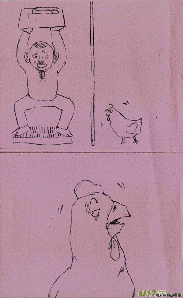 《菊叔5岁画》漫画最新章节菊叔去偷鸡免费下拉式在线观看章节第【6】张图片