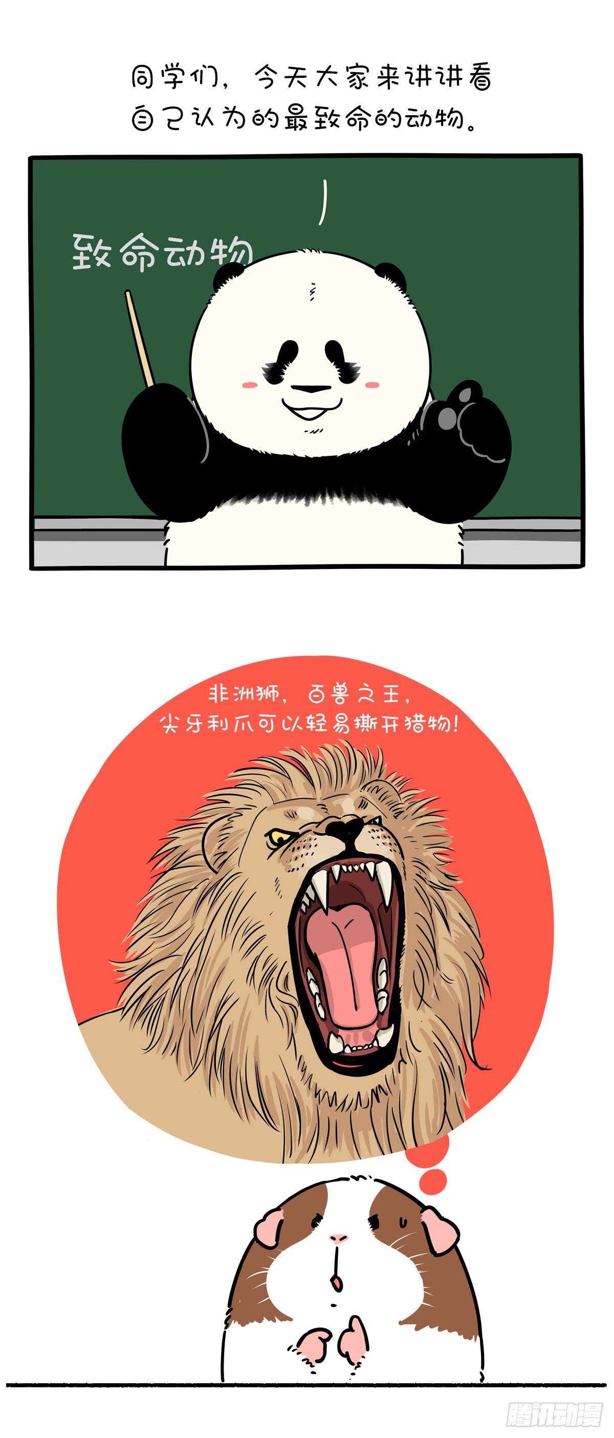 《快把动物放进冰箱》漫画最新章节世界上最致命的动物是什么？免费下拉式在线观看章节第【1】张图片