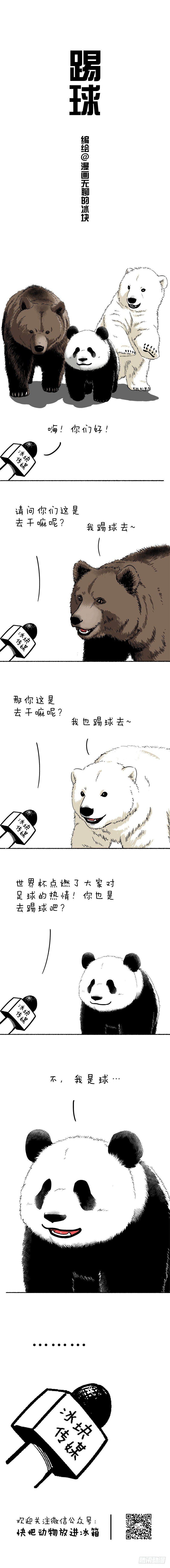 《快把动物放进冰箱》漫画最新章节090踢球免费下拉式在线观看章节第【1】张图片