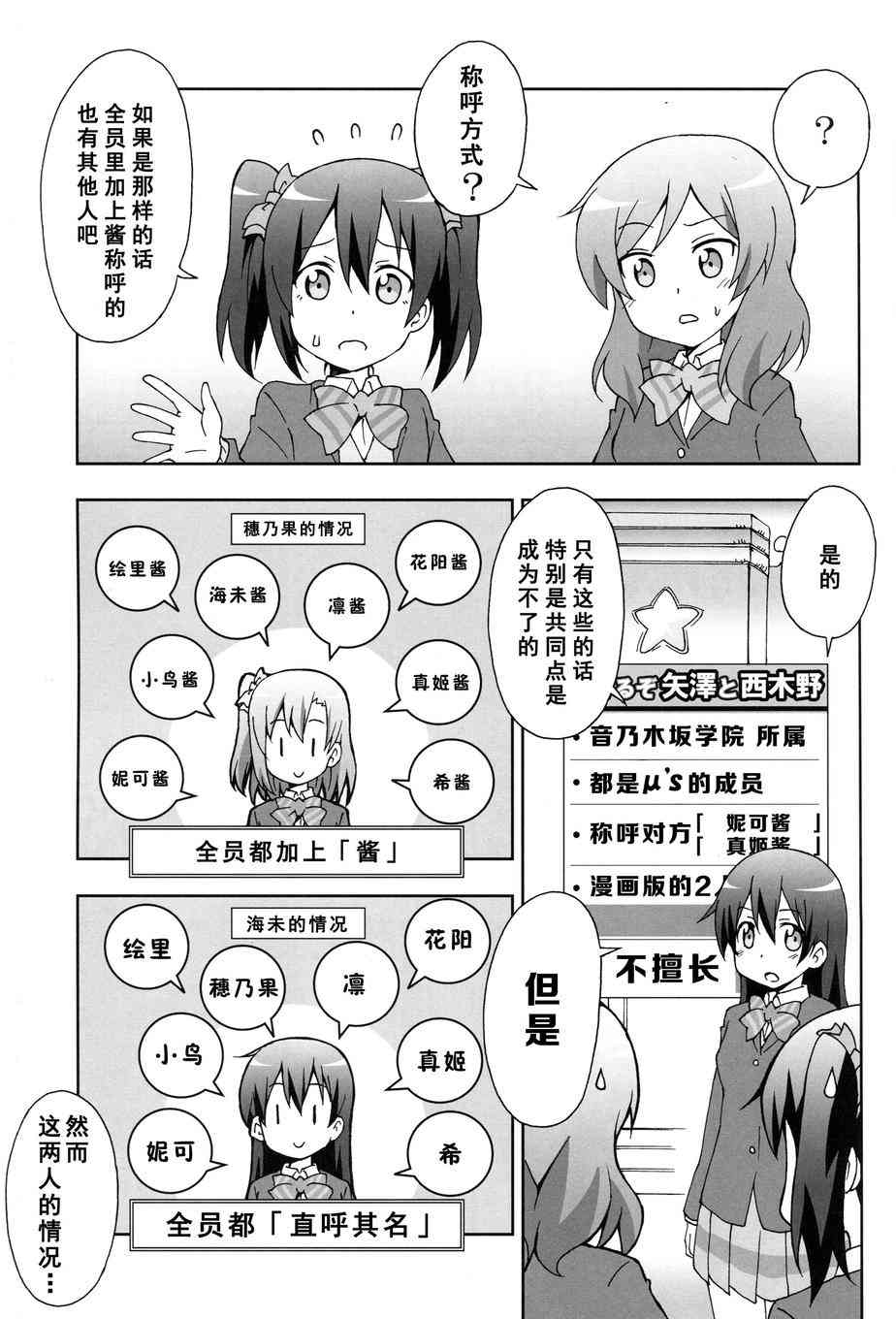 《LoveLive》漫画最新章节μ's talk 矢泽和西木野免费下拉式在线观看章节第【11】张图片