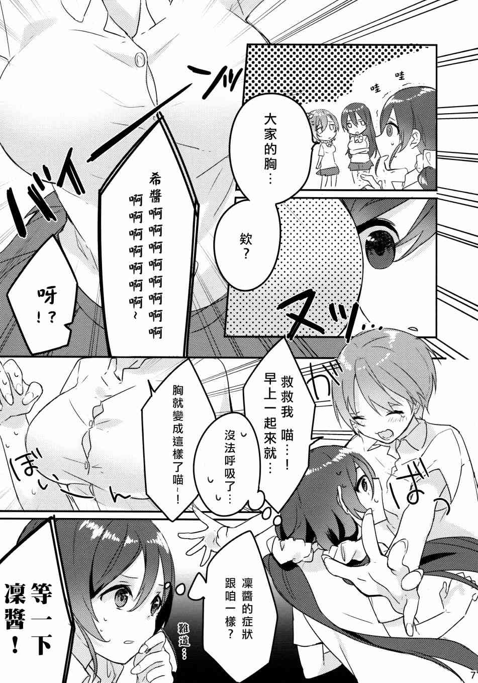 《LoveLive》漫画最新章节假如缪斯的胸围互换的话免费下拉式在线观看章节第【8】张图片