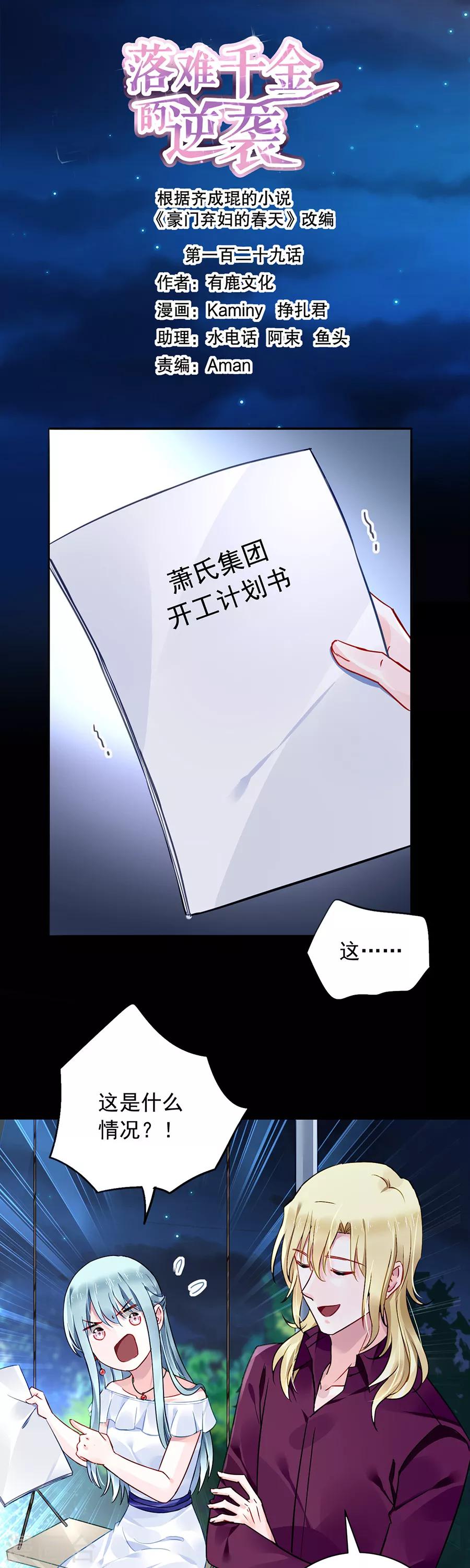 《落难千金的逆袭》漫画最新章节第129话 礼物免费下拉式在线观看章节第【1】张图片