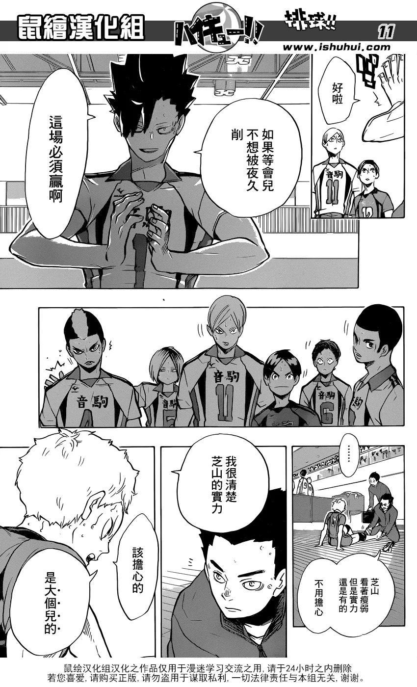 《排球少年！！》漫画最新章节第199话 动摇免费下拉式在线观看章节第【11】张图片