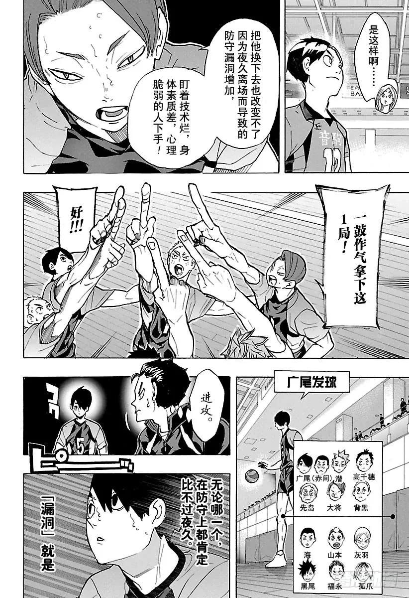 《排球少年！！》漫画最新章节第200话 学长的坚持免费下拉式在线观看章节第【12】张图片