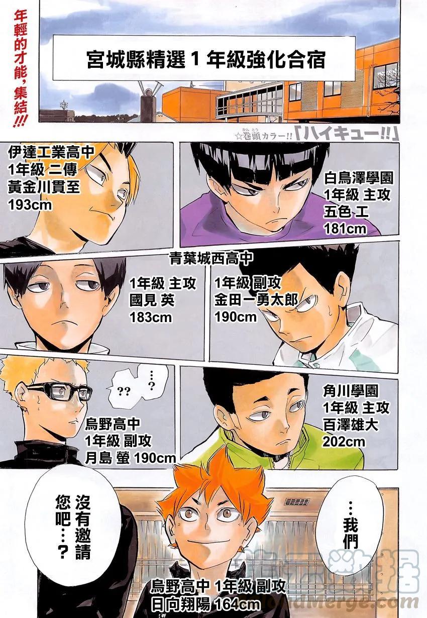 《排球少年！！》漫画最新章节第209话 自我介绍免费下拉式在线观看章节第【1】张图片