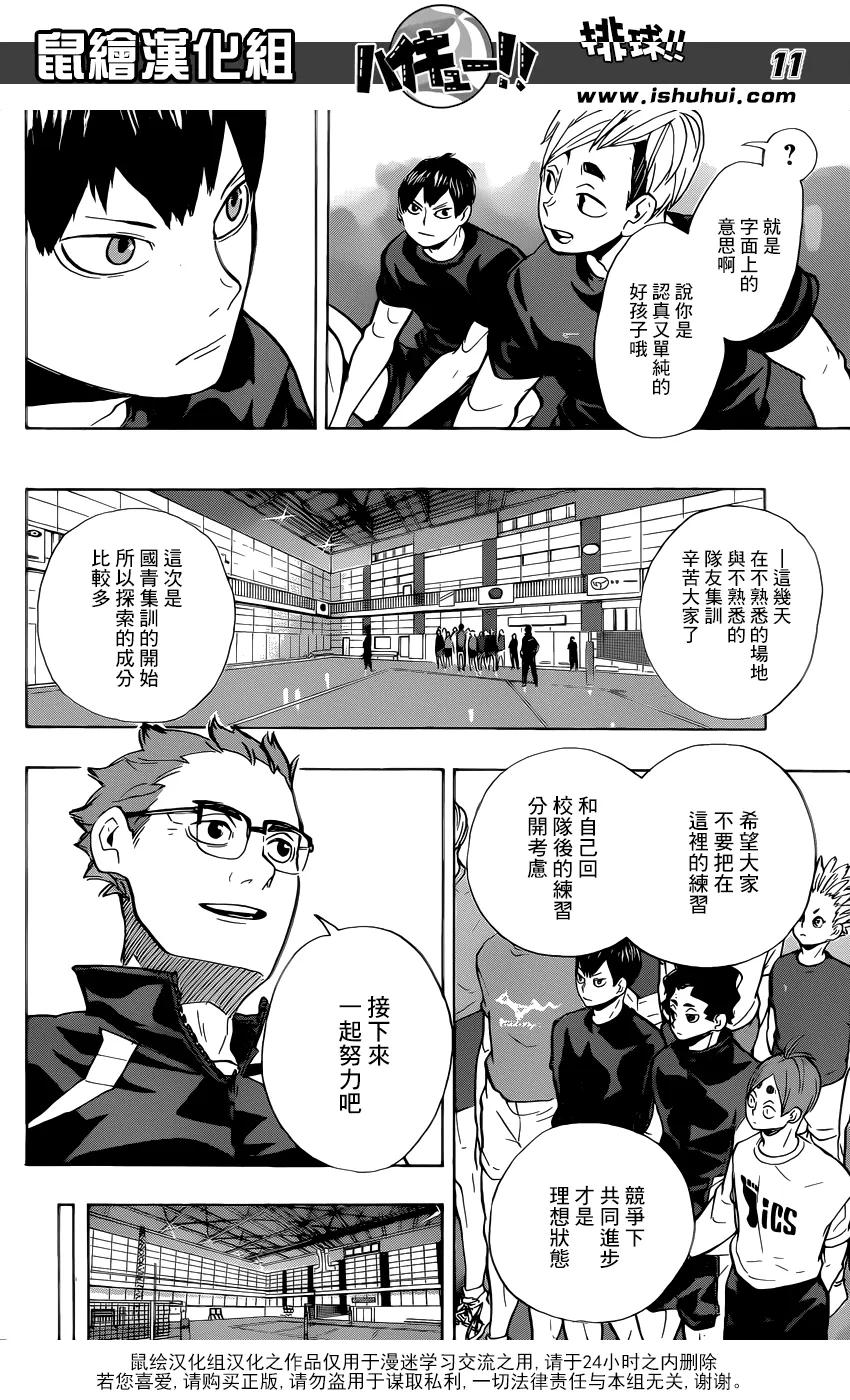 《排球少年！！》漫画最新章节第219话  饥饿免费下拉式在线观看章节第【11】张图片