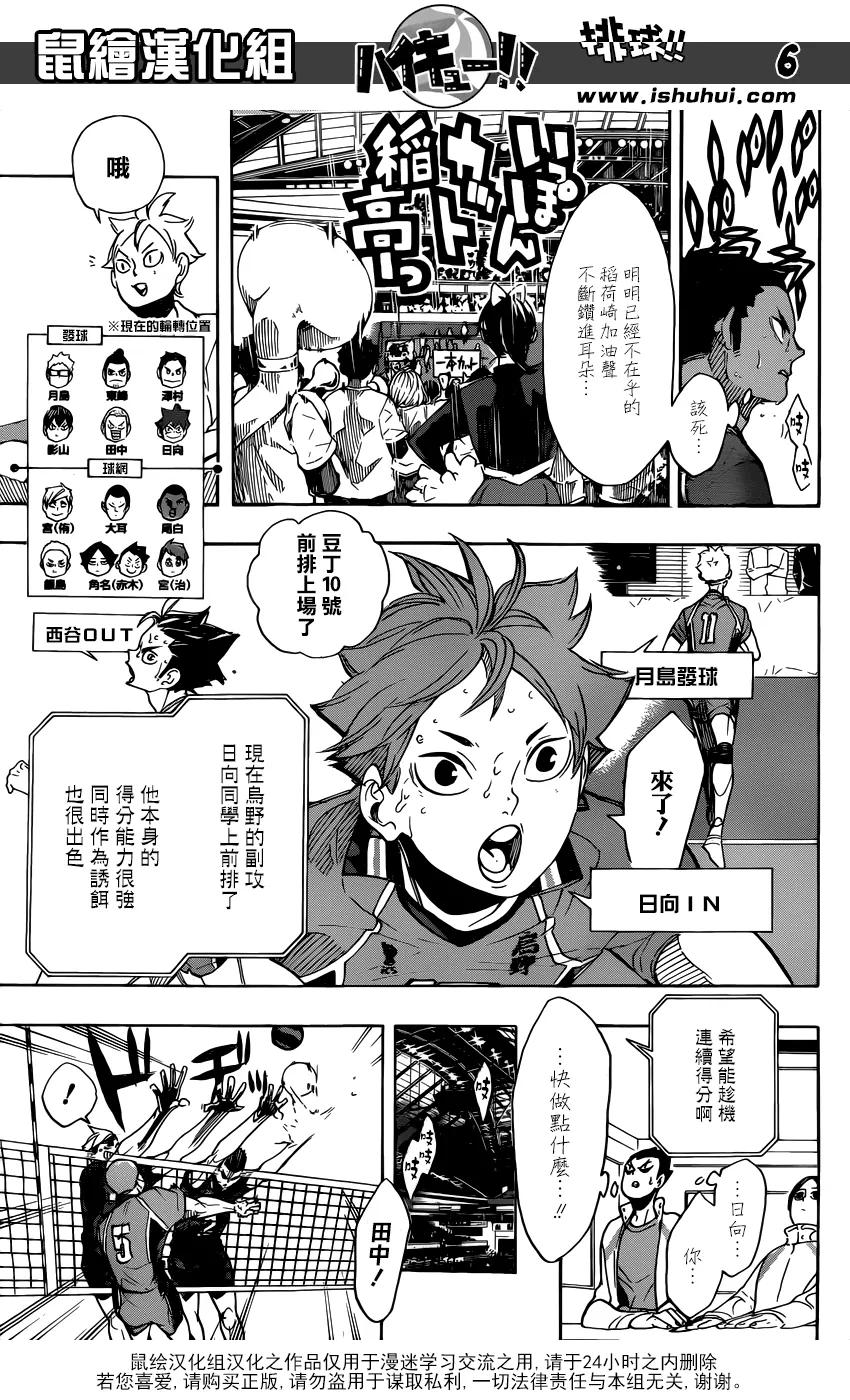 《排球少年！！》漫画最新章节第281话 楔钉免费下拉式在线观看章节第【6】张图片