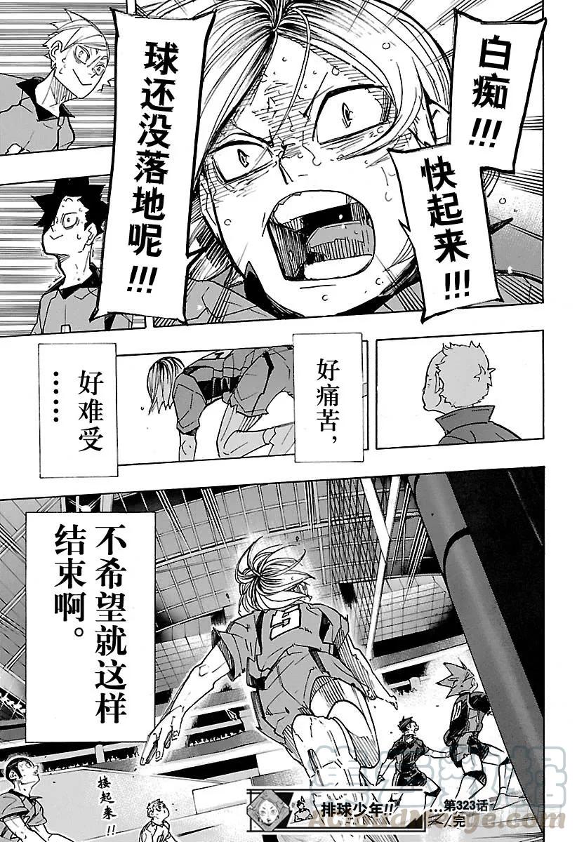 《排球少年！！》漫画最新章节第323话 最终决战免费下拉式在线观看章节第【19】张图片