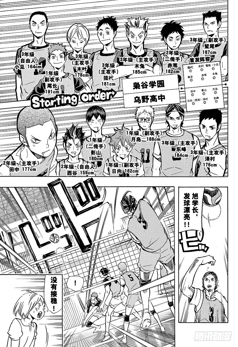 《排球少年！！》漫画最新章节第92话 动与静免费下拉式在线观看章节第【11】张图片