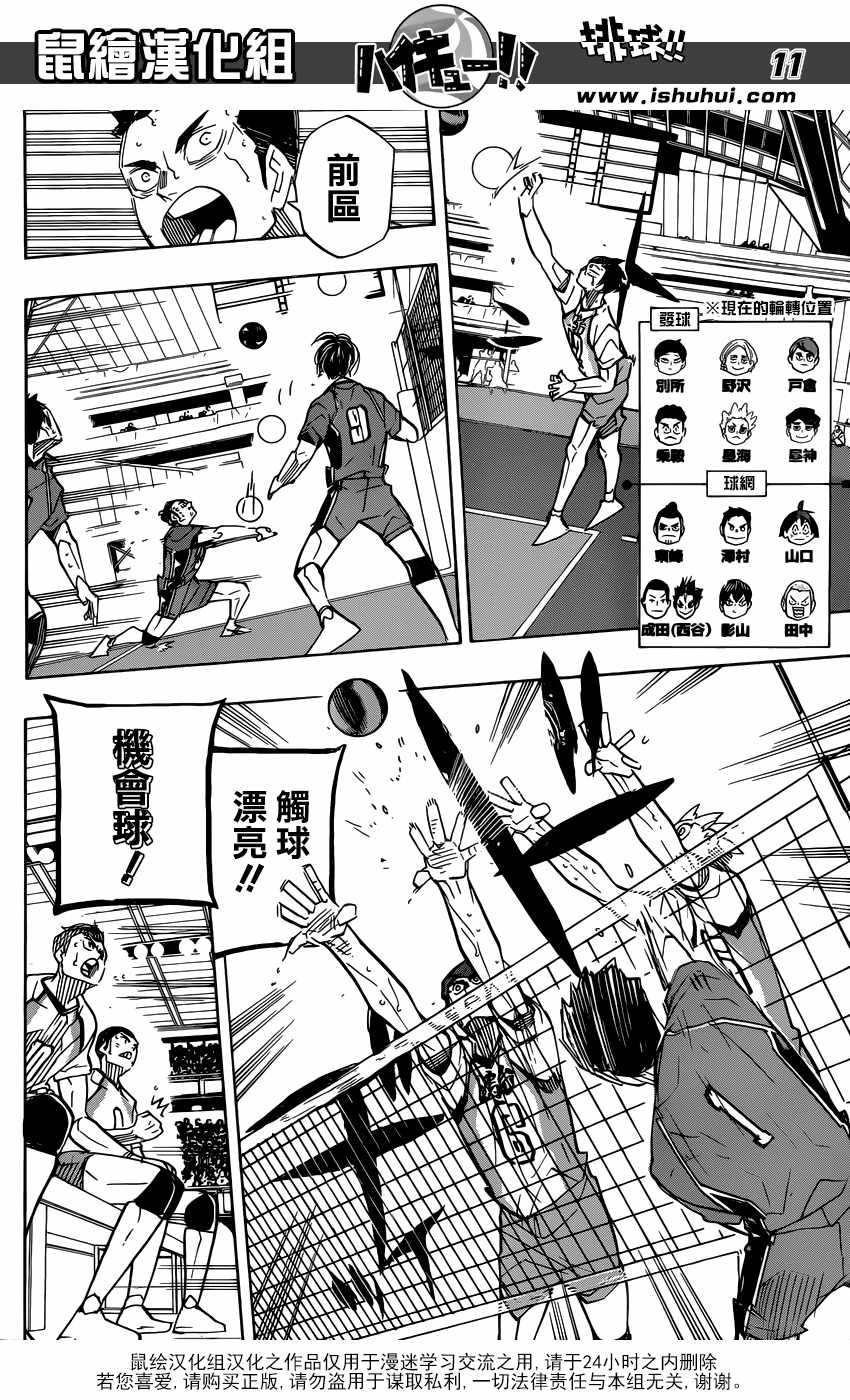 《排球少年!!》漫画最新章节第367话免费下拉式在线观看章节第【11】张图片