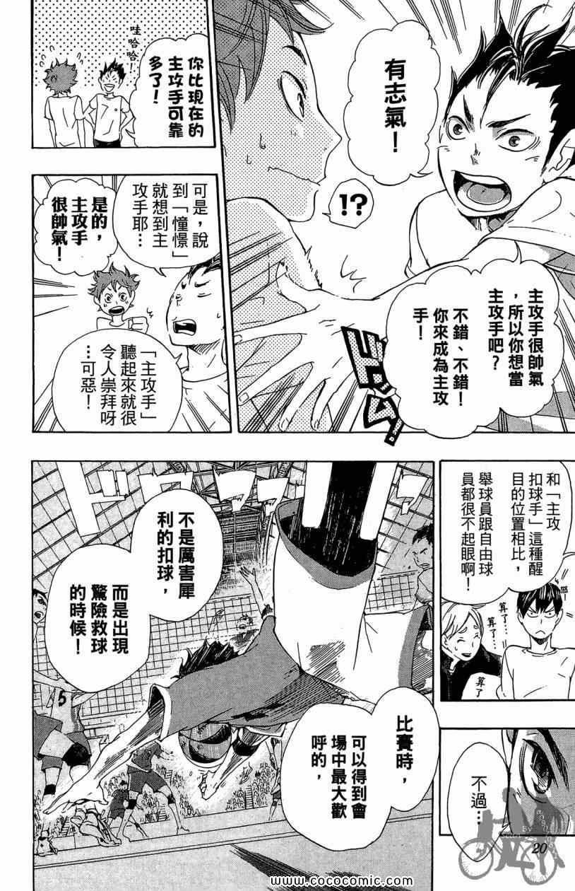 《排球少年!!》漫画最新章节第3卷免费下拉式在线观看章节第【20】张图片