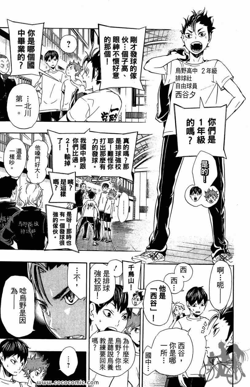 《排球少年!!》漫画最新章节第3卷免费下拉式在线观看章节第【9】张图片