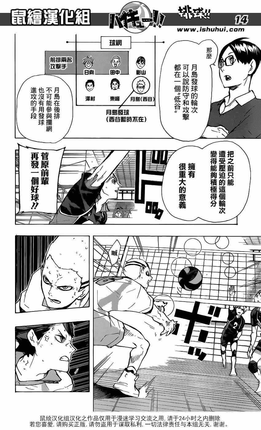 《排球少年!!》漫画最新章节第134话免费下拉式在线观看章节第【13】张图片