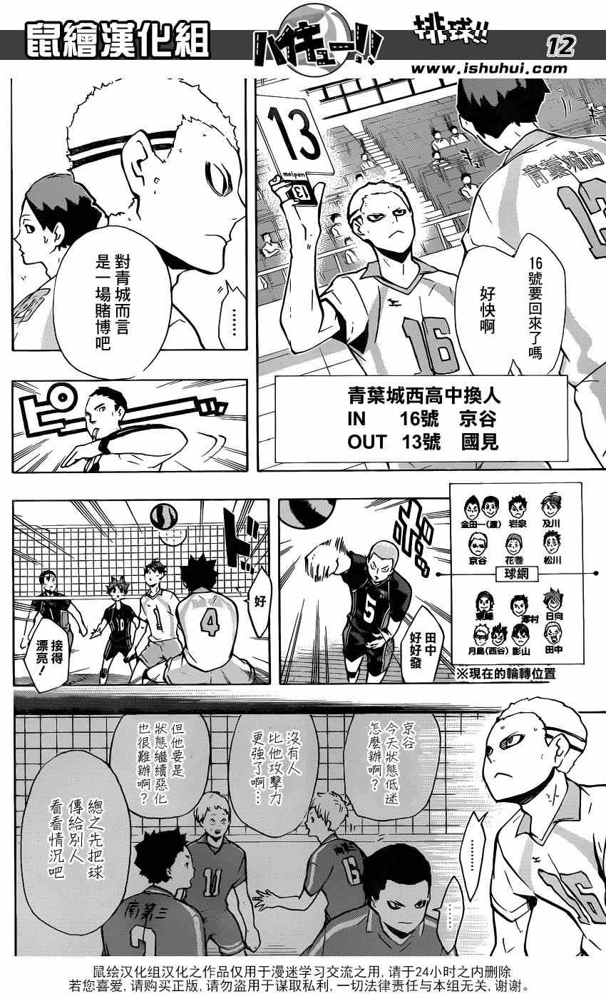 《排球少年!!》漫画最新章节第141话免费下拉式在线观看章节第【11】张图片