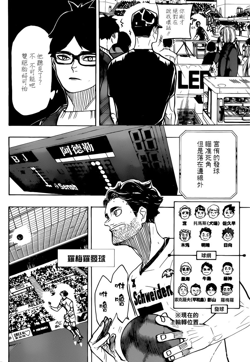 《排球少年!!》漫画最新章节第381话 吴越同舟免费下拉式在线观看章节第【6】张图片