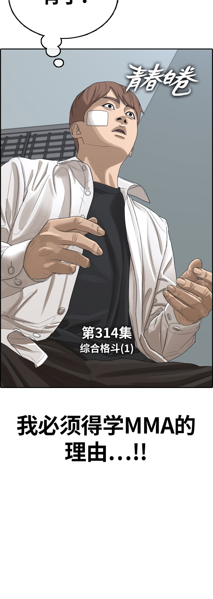 《青春白卷》漫画最新章节[第314话] 搏击 (1)免费下拉式在线观看章节第【4】张图片