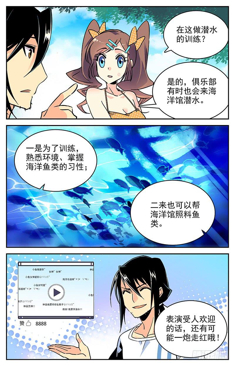 《神秘水域》漫画最新章节番外一 超模潜水员免费下拉式在线观看章节第【2】张图片