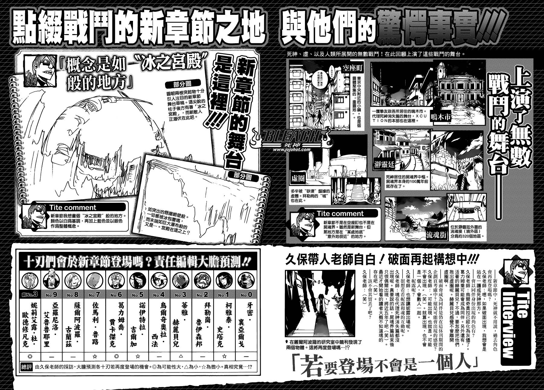 《死神》漫画最新章节外传：第11话  特别企划3免费下拉式在线观看章节第【2】张图片