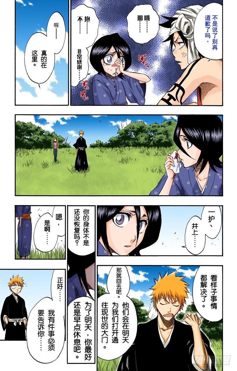 《死神/BLEACH（全彩版）》漫画最新章节雨过天晴免费下拉式在线观看章节第【13】张图片