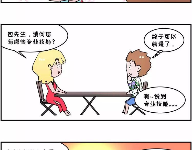 《素菜包》漫画最新章节现在的面试都这么奇葩？免费下拉式在线观看章节第【9】张图片