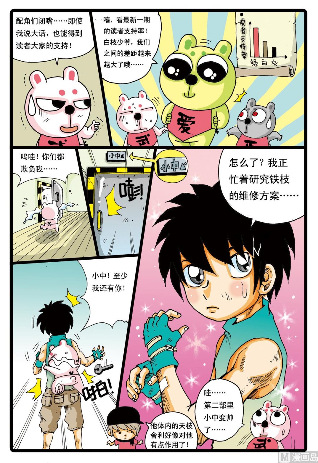 《兔子帮》漫画最新章节第42话 小中变聪明了！免费下拉式在线观看章节第【3】张图片