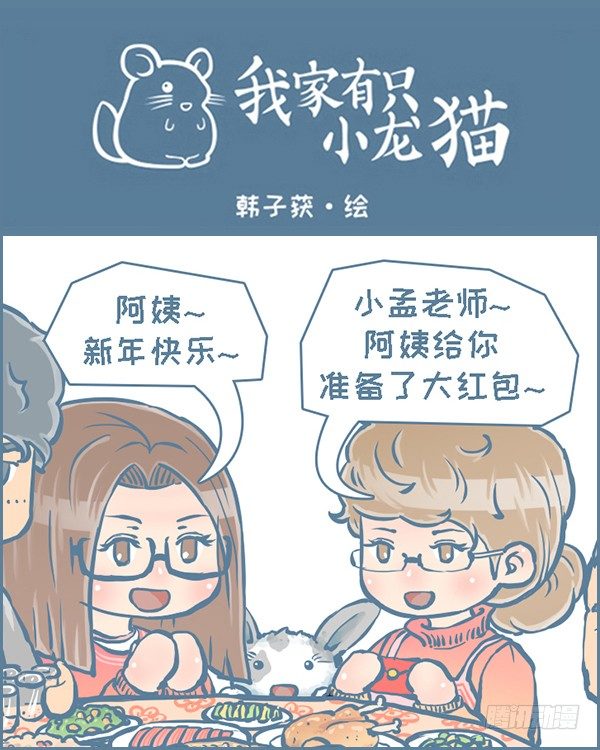 《我家有只小龙猫》漫画最新章节大年初一的小故事免费下拉式在线观看章节第【1】张图片