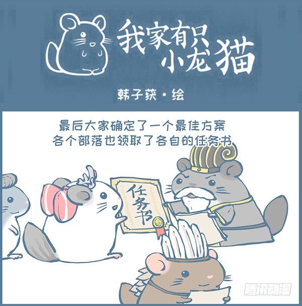 《我家有只小龙猫》漫画最新章节鼠年龙猫族的礼物（3）免费下拉式在线观看章节第【1】张图片