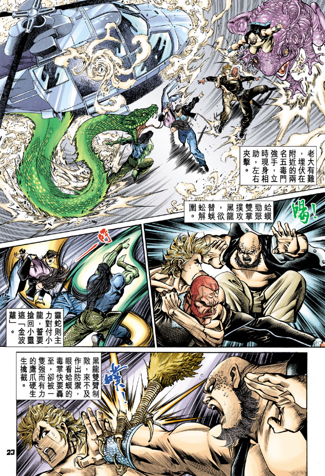 《新着龙虎门》漫画最新章节第72回免费下拉式在线观看章节第【23】张图片