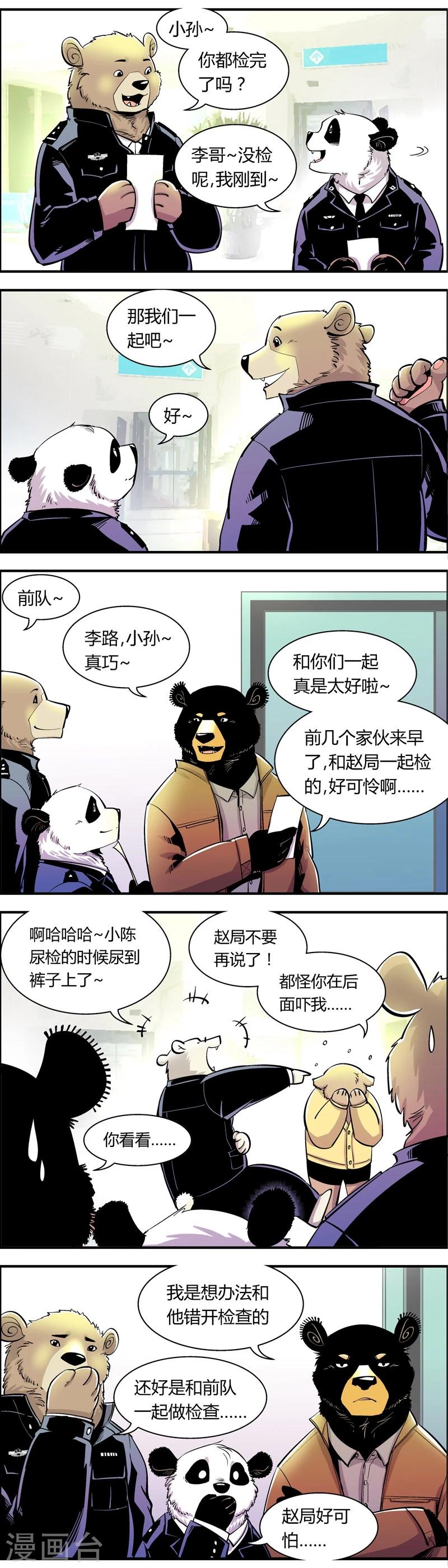 《熊警察》漫画最新章节第76话 体检(1)免费下拉式在线观看章节第【5】张图片