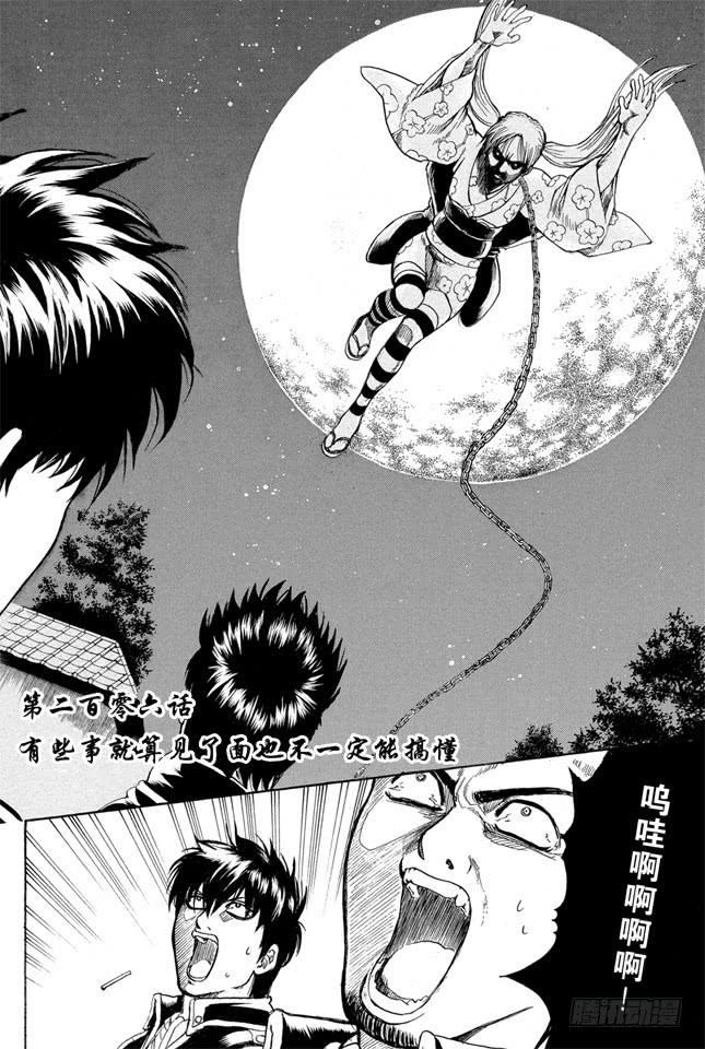 《银魂》漫画最新章节第206话 有些事就算见了面也不一定能搞懂免费下拉式在线观看章节第【2】张图片