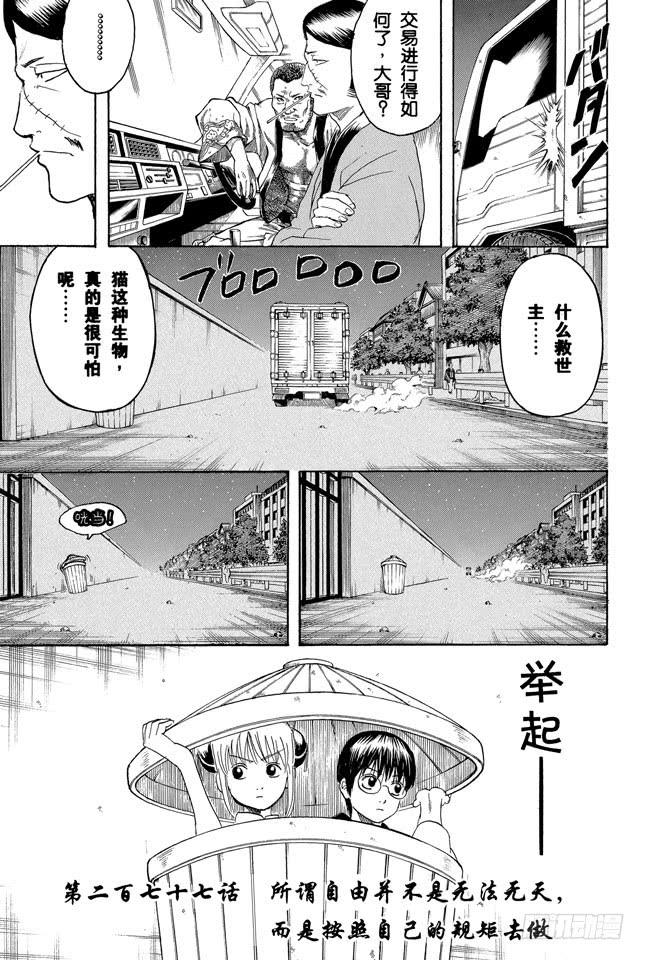 《银魂》漫画最新章节第277话 所谓自由并不是无法无天，而是按照自己的规矩去做免费下拉式在线观看章节第【3】张图片