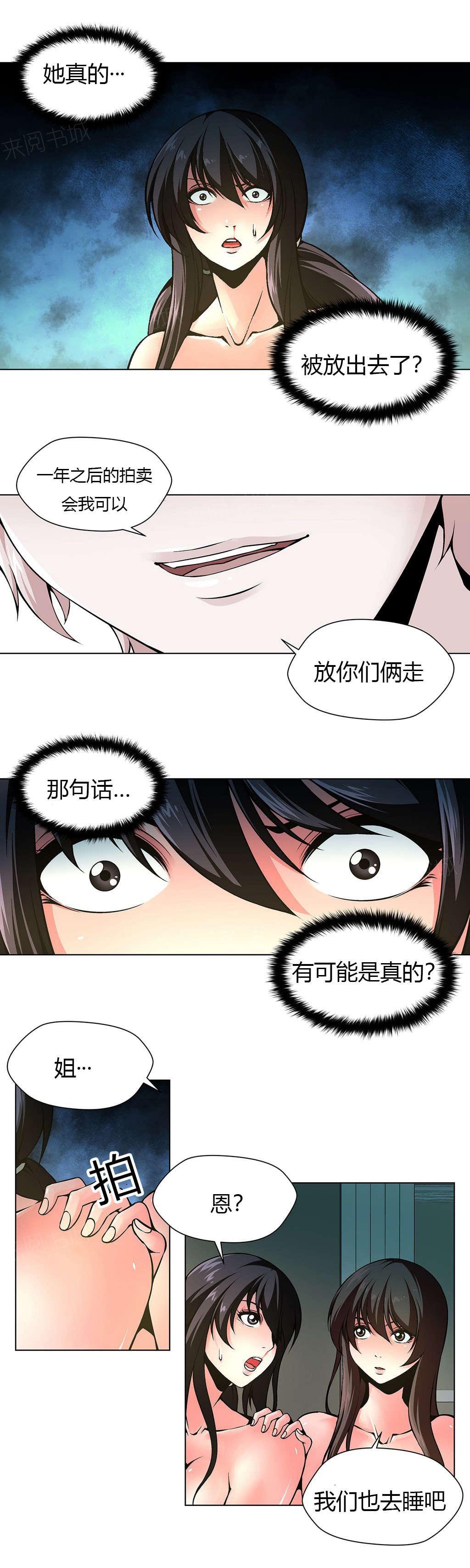 《奴隶姐妹》漫画最新章节第14话 阴森的房间免费下拉式在线观看章节第【2】张图片