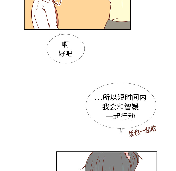 《各自的春天》漫画最新章节第19话 我开始喜欢她了  免费下拉式在线观看章节第【74】张图片