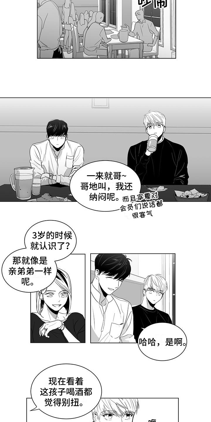 《亲爱的男孩》漫画最新章节第14章：聚会免费下拉式在线观看章节第【8】张图片