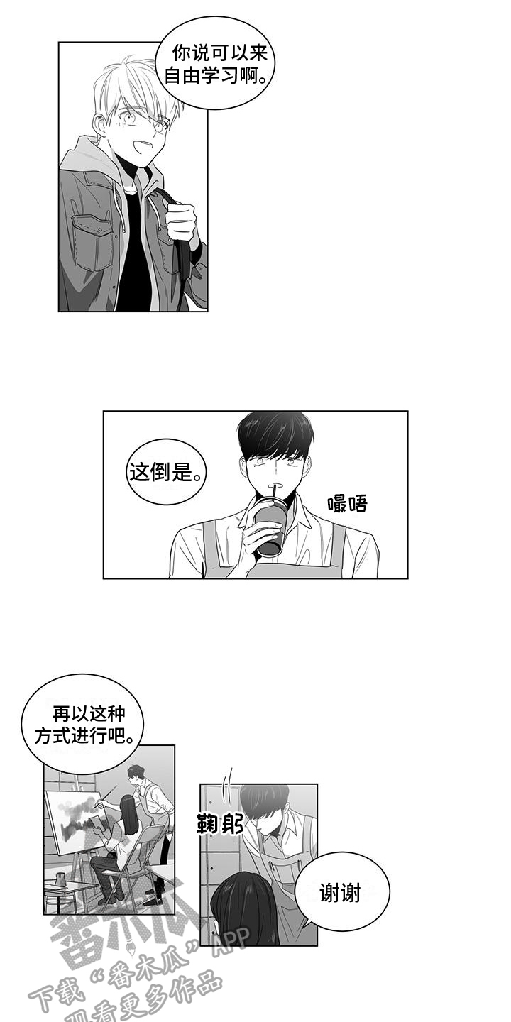 《亲爱的男孩》漫画最新章节第11章：画你免费下拉式在线观看章节第【7】张图片