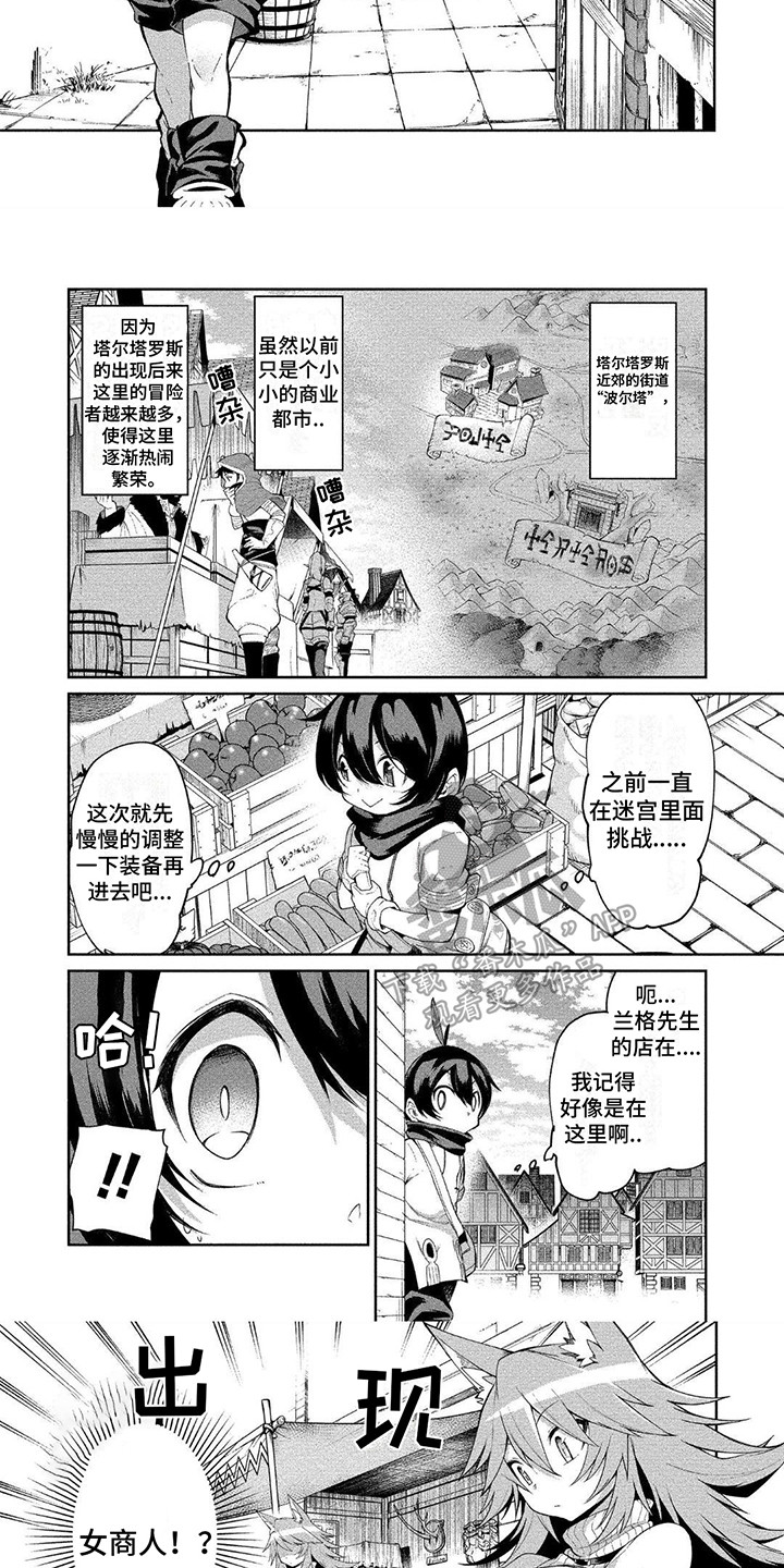 《迷宫女商人》漫画最新章节第6章：紧张免费下拉式在线观看章节第【3】张图片