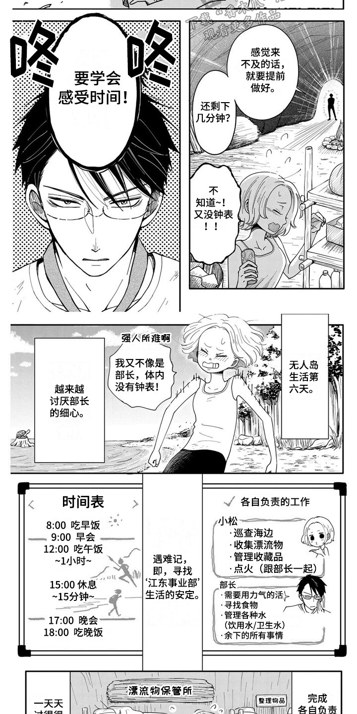 《荒岛事务所》漫画最新章节第5章：拖延症免费下拉式在线观看章节第【8】张图片