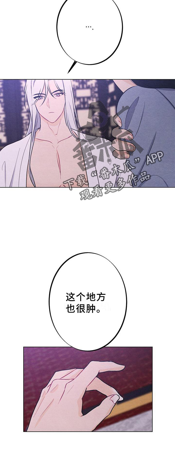 《银狼的疼爱》漫画最新章节第18章：擦药免费下拉式在线观看章节第【9】张图片