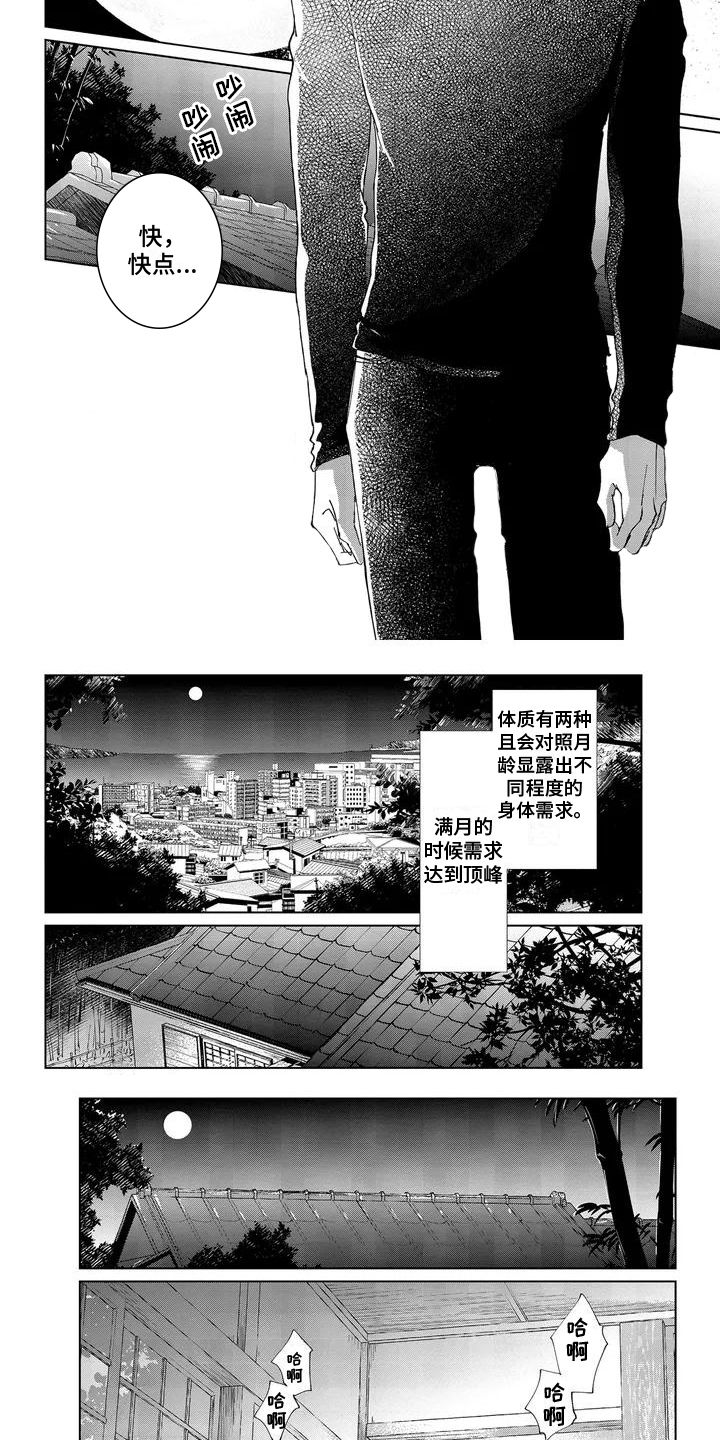 《爱在月亮下》漫画最新章节第1章：体质免费下拉式在线观看章节第【6】张图片