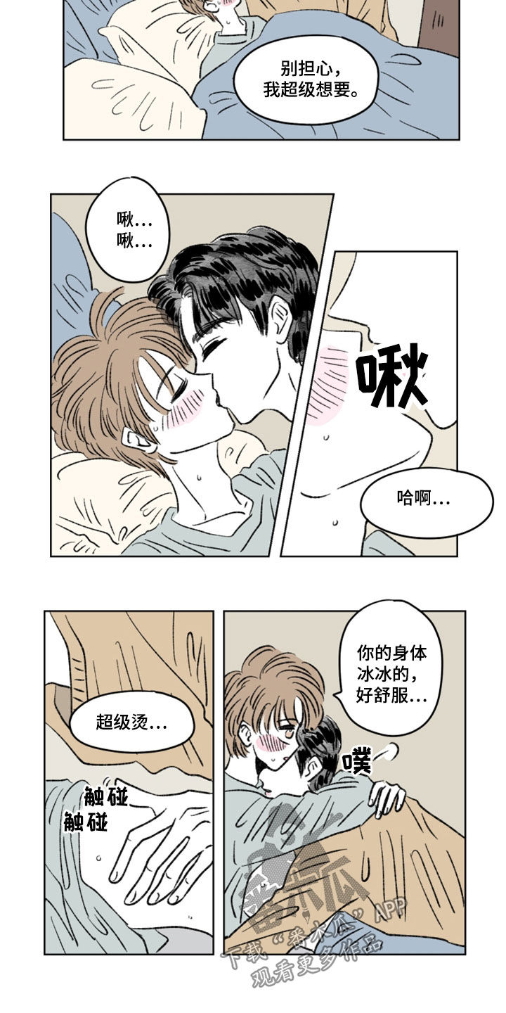 《恋爱三角》漫画最新章节第13章：分量免费下拉式在线观看章节第【5】张图片