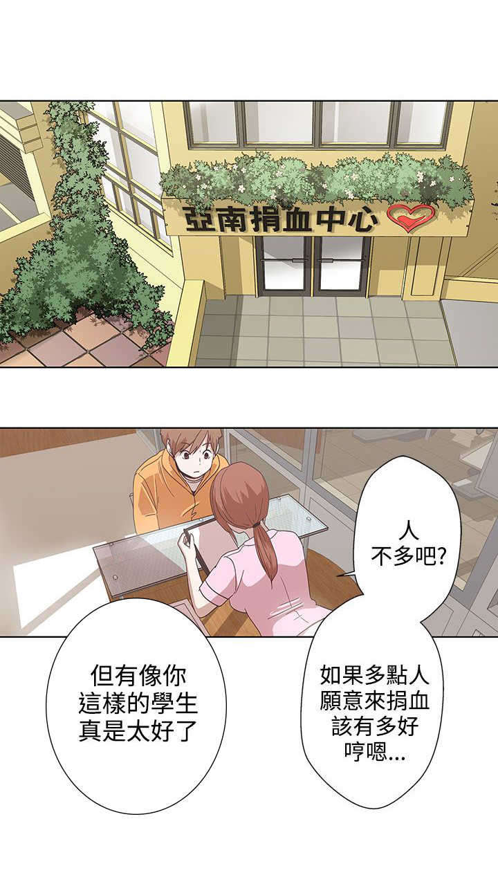 《零号手机》漫画最新章节第4章：献血免费下拉式在线观看章节第【15】张图片