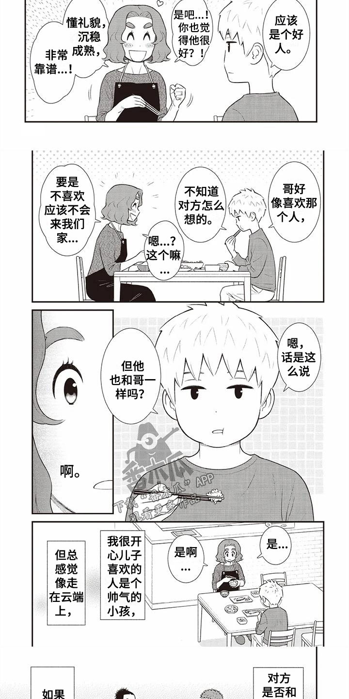 《儿子是个钙》漫画最新章节第10章：眼镜免费下拉式在线观看章节第【2】张图片