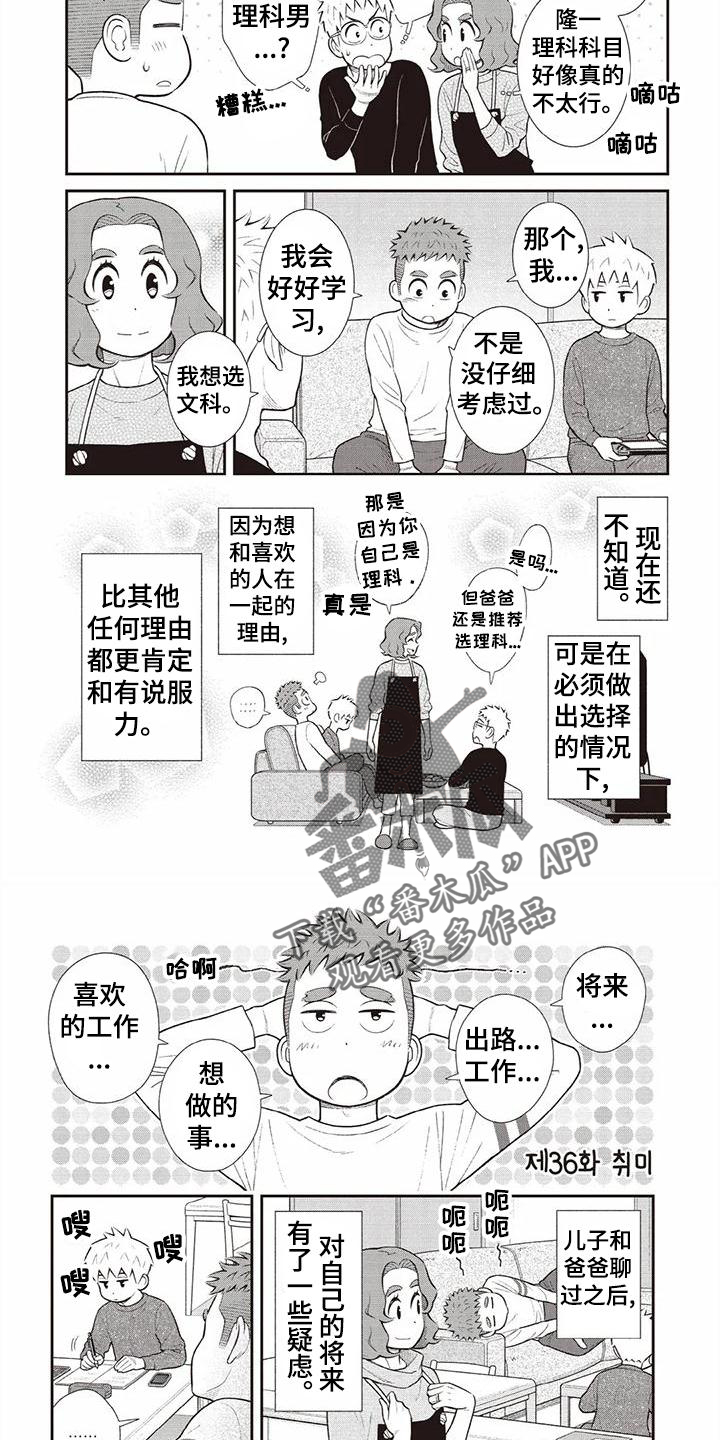 《儿子是个钙》漫画最新章节第21章：暗恋免费下拉式在线观看章节第【4】张图片